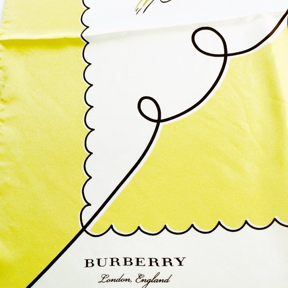 NWT Burberry Silk Scarf – London Architecture Print - Picture 5 of 14
